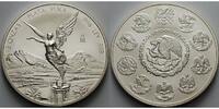 Mexiko 5 Onza,<br><b><b>5 oz.</b> Siegesgöttin, 5 Onza, <b>der 1.Jahrgang von den 5 oz.-</b> -