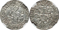 1309-1343 Italy Naples & Sicily Robert dAnjou (1309-43) Silver Gigliato NGC UNCIRCULATED UNC