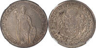 Peru 8 Reales North Peru 1838-MB (Lima) Silver 8 Reales NGC MS-61 -