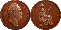 Great Britain Penny Great Britain 1831 William IV Bronzed Copper Proof Penny PCGS PR-64 -