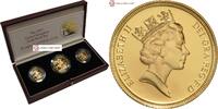 G.BRITAIN PROOF GOLD Set Queen Elizabeth II GOLD PROOF Set 12500 sets issued -