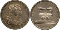 Russia Germany Medal 1711 Marriage of Tsarevich Alexey Petrovich and Princess Charlotte of Brunswick XF/AU VERY RARE
