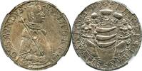 HUNGARY TRANSYLVANIA TALER Sigismund Bathory Taler VERY RARE MS62 in this condition -