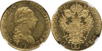 Austria Double Ducat Austria 1786-A Joseph II Gold Double Ducat NGC MS-62 -