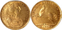 Germany 10 Talers Germany Brunswick-Luneburg 1747 Karl I Gold 10 Talers PCGS MS-61 HIGHEST GRADED! -
