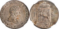 Norway Speciedaler Norway 1827/6 Carl XIV Johan Silver Speciedaler NGC AU-50 Scarce Type & Overdate -
