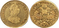 Transylvania Double Ducat Transylvania 1764 Maria Theresa Gold Double Ducat PCGS AU-55 RARE!! -