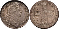 Great Britain 1/2 Crown Great Britain 1698 William III Silver 1/2 Crown NGC MS-63 EX.CHESHIRE COLLECTION -