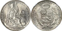 Peru Sol Peru 1930 Silver Sol NGC MS-64 -
