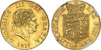 G.BRITAIN 1/2SOV George III GOLD Half Sovereign 1817 -