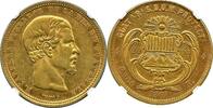 GUATEMALA G20P Guatemala, Republic SCARCE One Year Issue GOLD 20 Pesos -