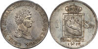 Norway Speciedaler Norway 1827/6 Carl XIV Johan Silver Speciedaler PCGS AU-58 Very Scarce Type!! -