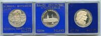 Poland P.R. 100 Zl 1973-1975-1976 Three Commemorative coins in original ... 86,41 EUR  Excl. 43,68 EUR Verzending