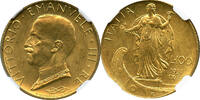 ITALY 100L 1931R IX Vittorio Emanuele III NGC MS 63 1720,18 EUR  Excl. 111,77 EUR Verzending