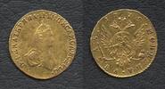 RUSSIA Gold 1 Rouble 1779 Catherine The Great RARE GOLD Rouble NGC XF 40