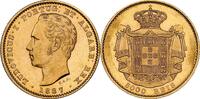 Portugal 5000 R 1887 Luiz I GOLD 5000 Reis MS64 1634,18 EUR  Excl. 60,16 EUR Verzending