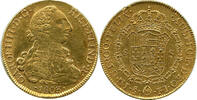 CHILE 8 Escudos 1803 Carol IV GOLD AU 3870,42 EUR  Excl. 111,77 EUR Verzending