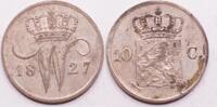 Koninkrijk der Nederlanden 10 Cents 1827 (Utrecht) Willem I TTB+
