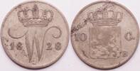 Koninkrijk der Nederlanden 10 cent 1828 (Brussel) Willem I TTB-TB