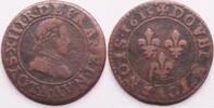 France Double Tournois Louis XIII -