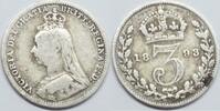 Great Britain 3 pence Victoria -