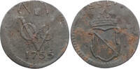 VOC - Netherlands East Indies - Utrecht 1/2 duit error - misstruck -