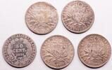 France , lot 50 centimes -