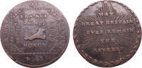 half penny token 1790 Great Britain, Middlesex Map of France, Political series s+-ss