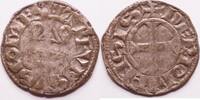 France, Auvergne - Comté de Riom denier Alphonse de France -