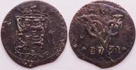 VOC, West Friesland duit 1741 TTB