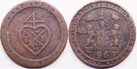 Great Britain, India Colony 1/96 rupee 1797 Madras Presidency of East India Company TB+