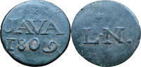 Netherland East indies - Java duit Louis Napoleon -