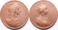 Charles II and Catherine of Braganza medal marriage -