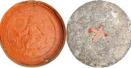 Europe - France - Montpellier ? large impression seal in holder -
