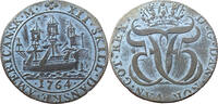 Danish West India 12 Skilling 1764 AMERICANSK - Frederik V vzgl 349,95 EUR  Excl. 11,65 EUR Verzending