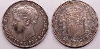 Spain one peseta 1900 Alfonso XIII SUP-SUP+