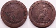 Great Britain Carthweel penny 1797 George III TTB