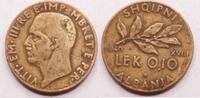 Albania 0.1 lek Vittorio Emanuele III -
