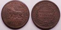 Great Britain, Essex, Walthamstow penny 1813 British copper company TTB-TTB+