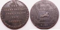 Great Britain, Middlesex half penny token 1790 Map of France, Political series TB+-TTB
