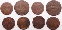 Great Britain  penny and half penny tokens  