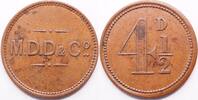 Ceylon token M. D. D. & CO. ESTATES -