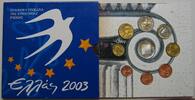 Griechenland 13,88 € 2003 Kursmünzensatz EU-Präsidentschaft stgl 60,00 EUR50,00 EUR  Excl. 10,00 EUR Verzending