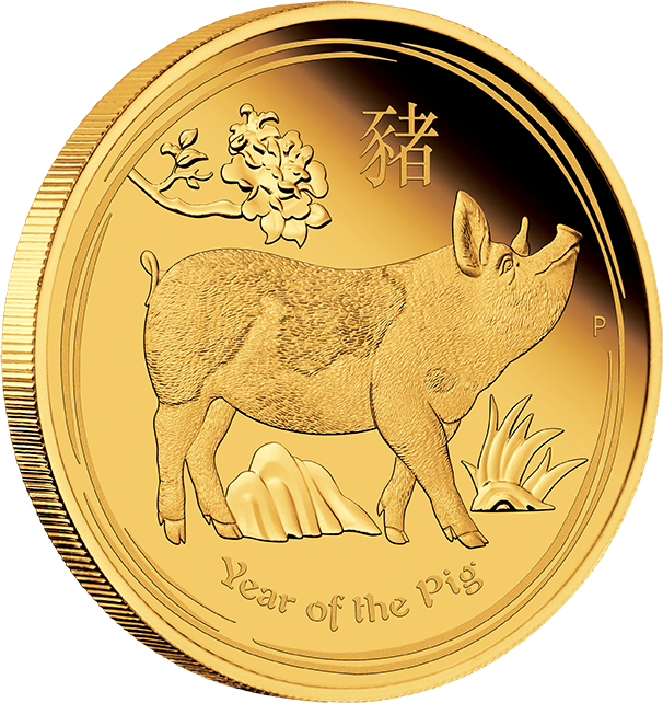 Australien 100$ 2019 1 oz Gold Coin Lunar Series II. - Year of the