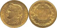 Schweiz 20 Franken Gold Coin Helvetia -