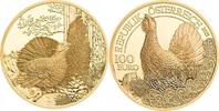 Österreich 100€ Gold Coin Wildlife - The Capercaille -