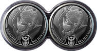 Südafrika 10 Rand 2020 2 x 1 oz Silver Coins Big Five Series - Rhino - Double Capsule - Set Proof