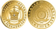 Niue 100$ 1 oz Gold Coin Coronation King Charles III - with Diamond -