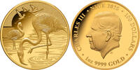 Niue 100$ 1 oz Gold Coin Flamingo -