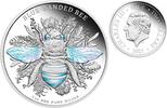 Niue 2$ 1 oz Silver Coin Australian Native Bees - Blue-banded Bee -